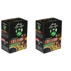 چای سیاه و تکه های دارچین و هل دوغزال - 100 گرم بسته 2 عددی