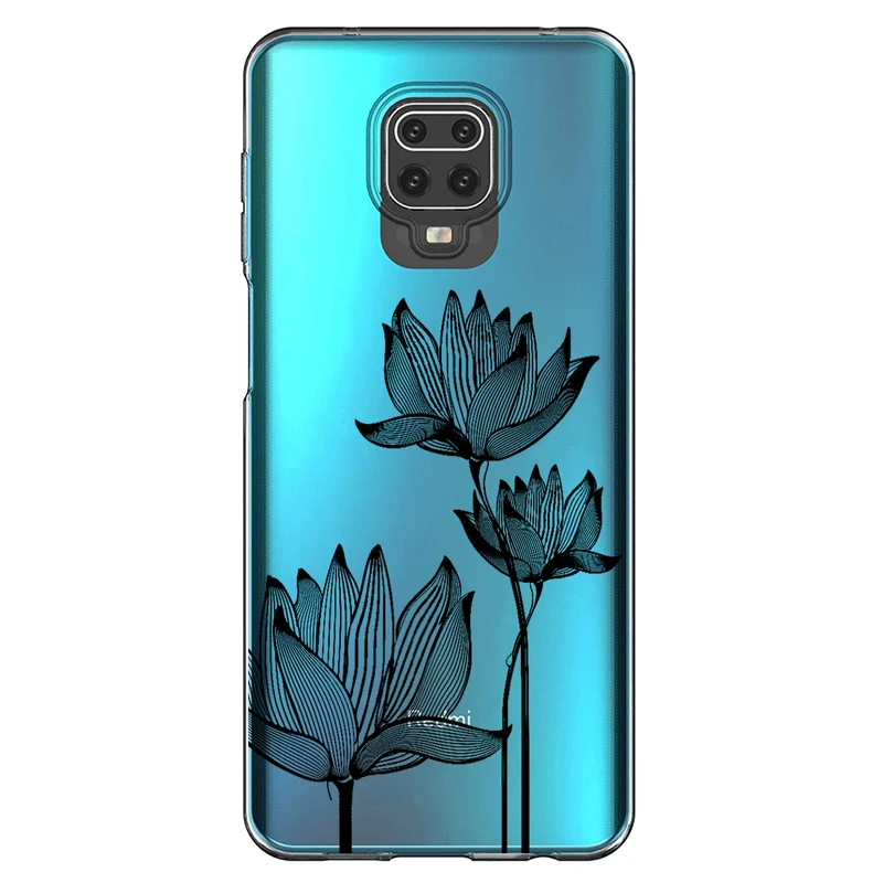 کاور مگافون طرح گل مدل C47-B مناسب برای گوشی موبایل شیائومی Redmi Note 9s / 9 Pro / 9 Pro Max