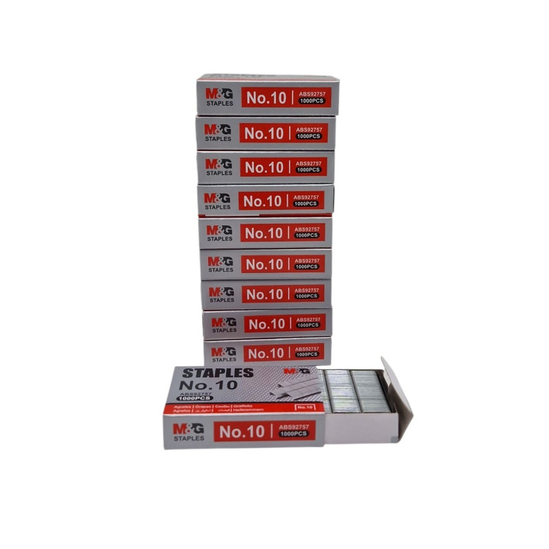 سوزن منگنه ام اند جی کد 92757 سایز10 بسته 10 عددی