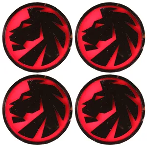 درپوش رینگ خودرو مدل LION100 R-BLK PLUS مناسب برای پژو 206 بسته 4 عددی