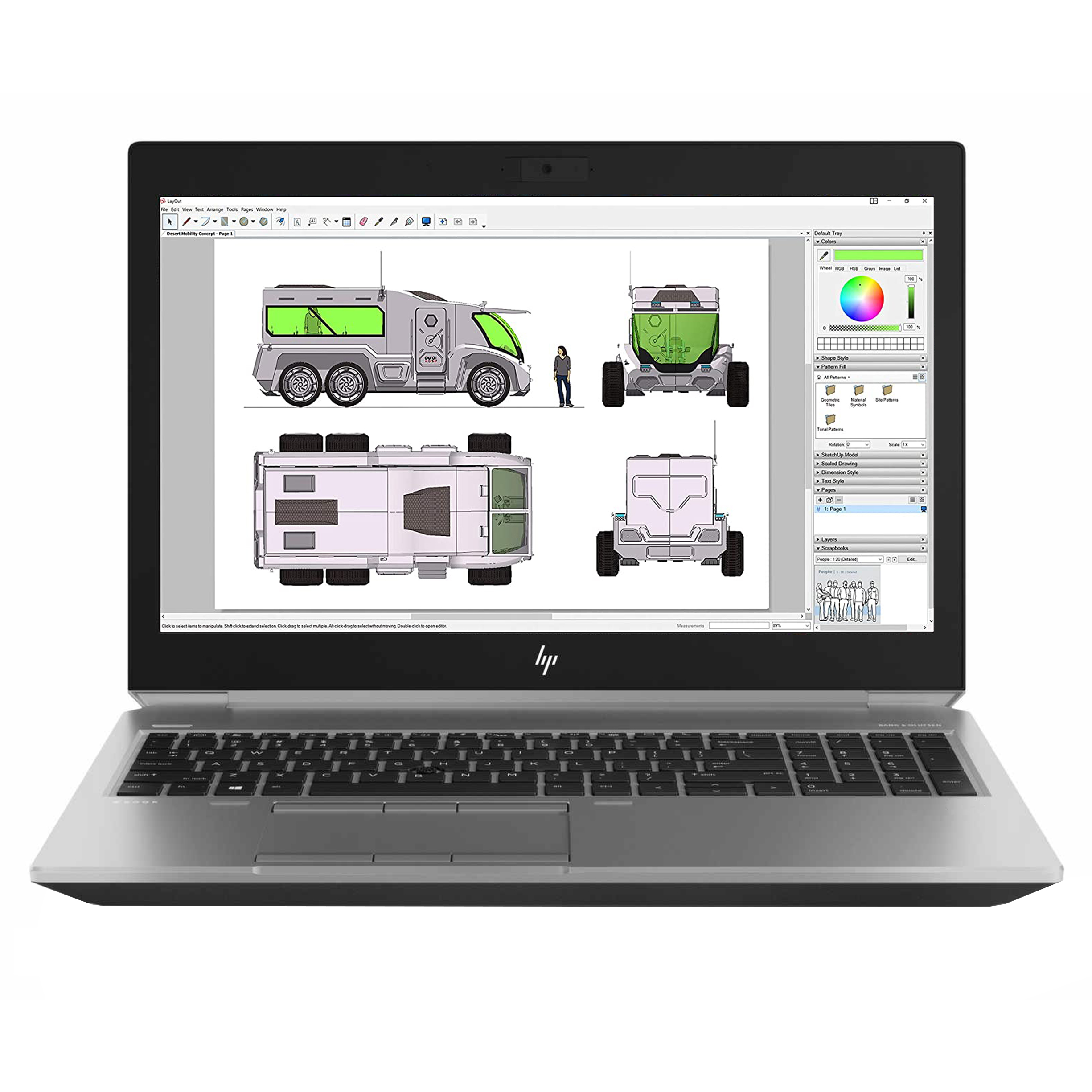 لپ تاپ 15 اینچی اچ پی مدل ZBook 15 G6 Mobile Workstation-B2