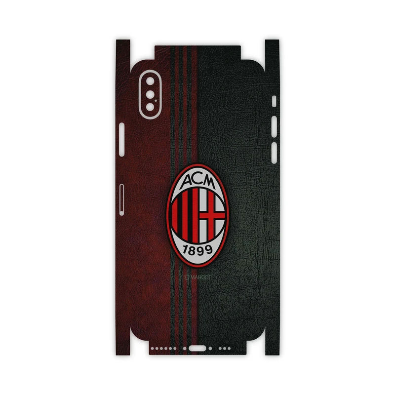 برچسب پوششی ماهوت مدل AC-Milan-FC-FullSkin مناسب برای گوشی موبایل اپل iPhone Xs