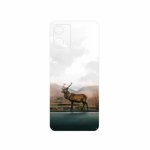 MAHOOT Horned_Deer Cover Sticker for Motorola Moto E13