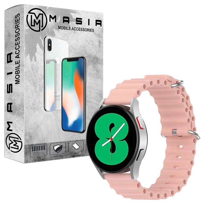 بند مسیر مدل Ocean مناسب برای ساعت هوشمند سامسونگ Galaxy Watch Active / Active 2 40mm / Active 2 44mm / Watch 3 41mm / Galaxy Watch 4 40mm / watch 4 42mm / watch 4 44mm