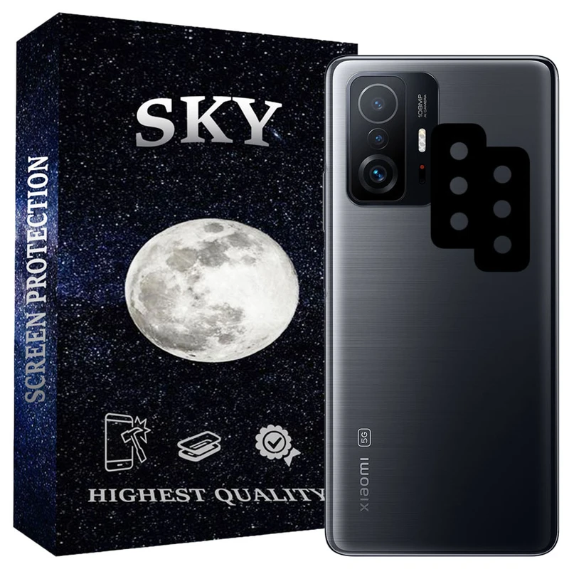 محافظ لنز دوربین اسکای مدل SK-02 مناسب برای گوشی موبایل شیائومی Mi 11T 5G بسته دو عددی