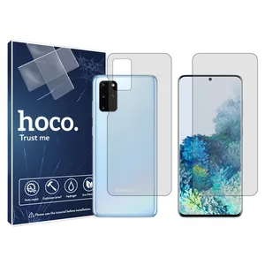 Hoco screen protector HyGEL model suitable for Samsung Galaxy S20 Plus 5G mobile phone along with back protector