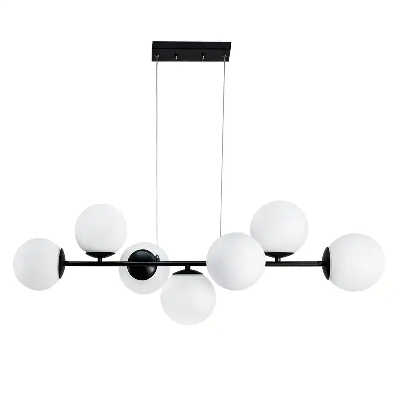 لوستر هفت شعله چشمه نور کد AB1230/7-WT