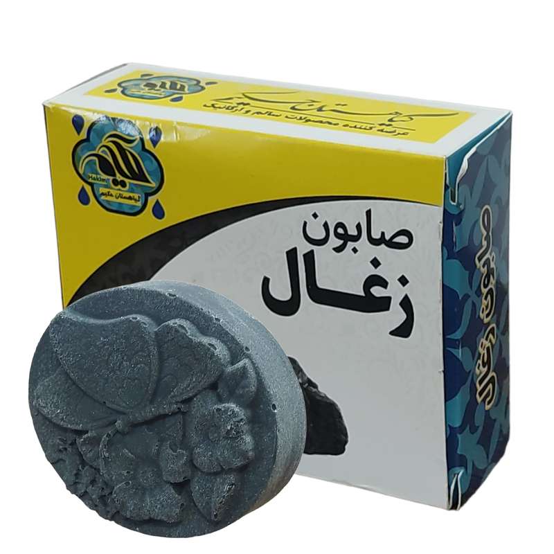صابون شستشو گیاهستان حکیم مدل زغال وزن 70 گرم