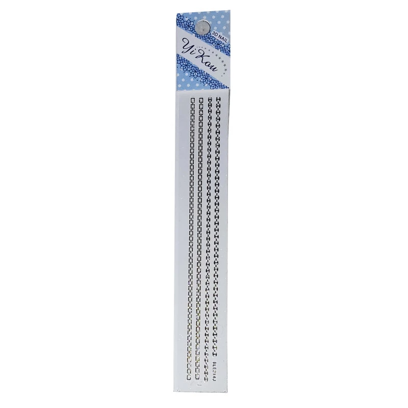 استیکر طراحی ناخن مدل BLE214J مجموعه 6 عددی