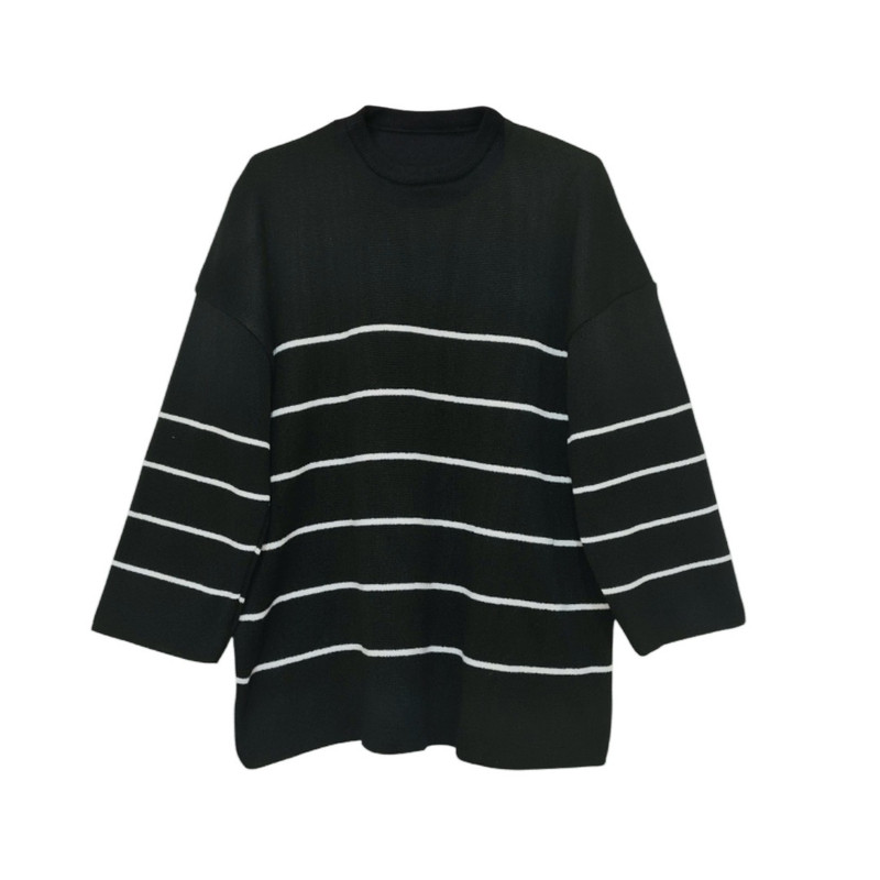 پلیور زنانه مدل راه راه باریک کد 03