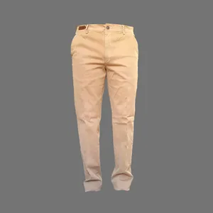 شلوار مردانه مدل کتان رنگ کرم