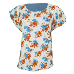 بلوز آستین کوتاه زنانه مدل ترنم