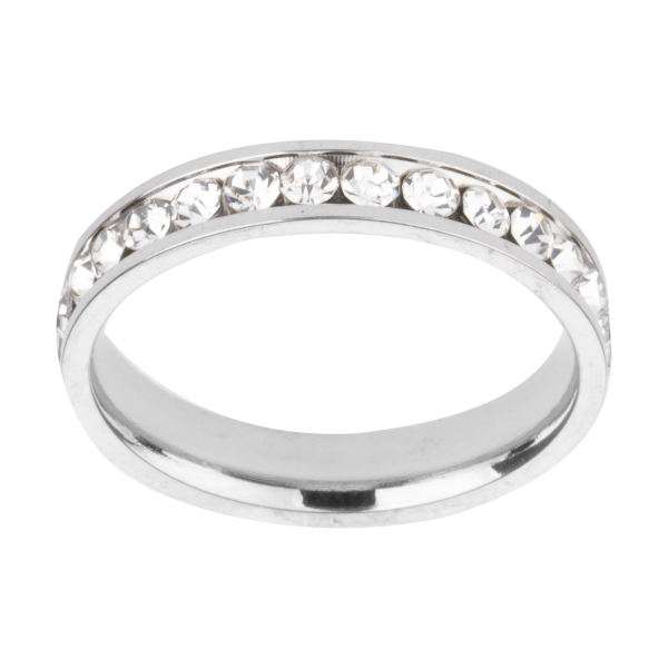 انگشتر زنانه مدل رینگ نگینی ساده کد 176 انگشتر زنانه مدل رینگ نگینی ساده کد 176