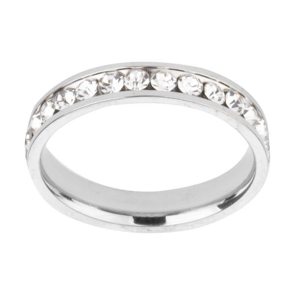 انگشتر زنانه مدل رینگ نگینی ساده کد 176 انگشتر زنانه مدل رینگ نگینی ساده کد 176