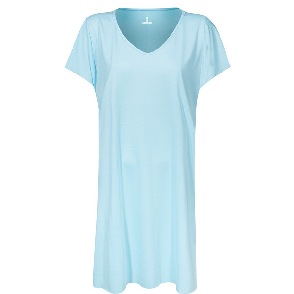 پیراهن زنانه ساروک مدل PRZMELANZH کد 05 رنگ آبی روشن