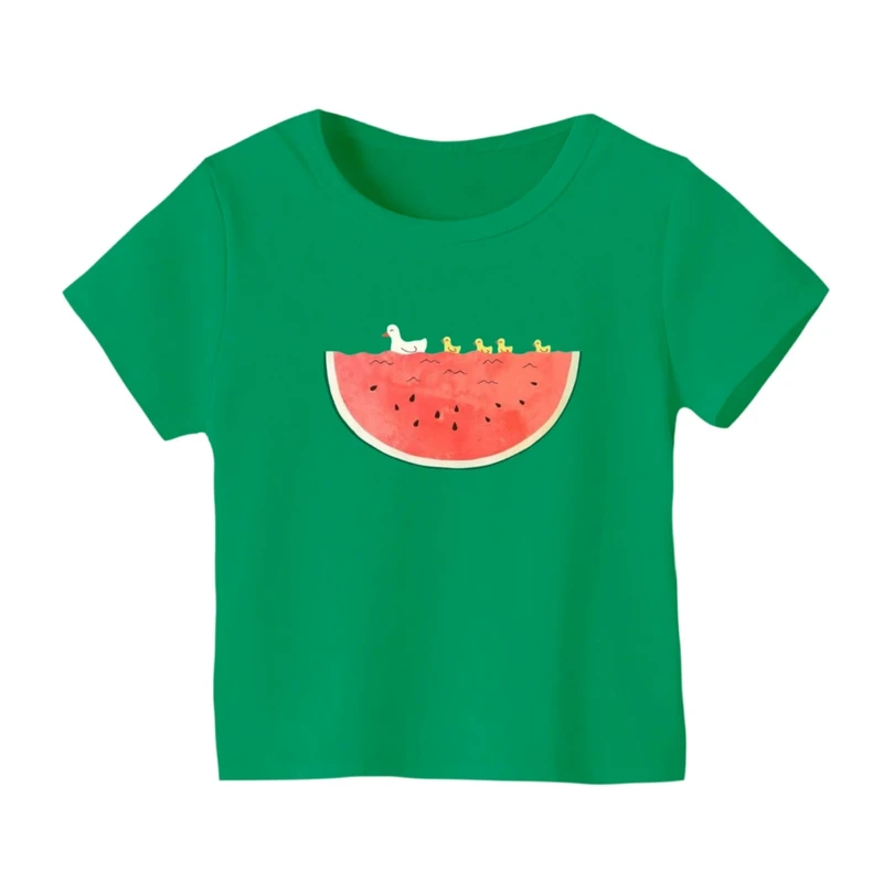 تی شرت آستین کوتاه بچگانه مدل هندوانه یلدایی کد 38