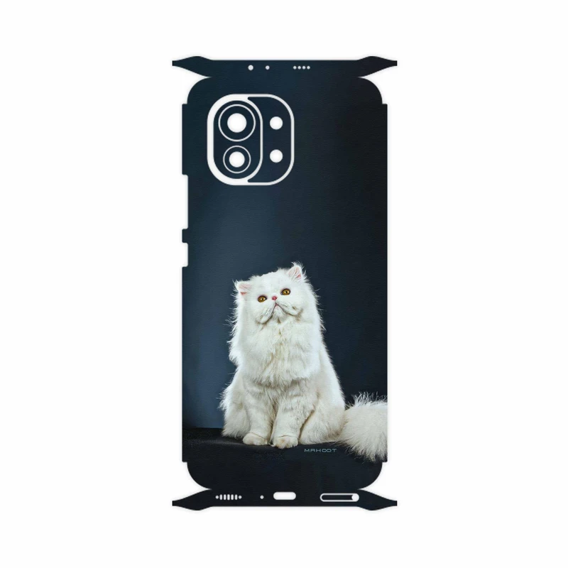 برچسب پوششی ماهوت مدل Persian-cat-FullSkin مناسب برای گوشی موبایل شیائومی Mi 11 5G