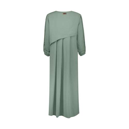 مانتو زنانه کد S9950 رنگ سبز