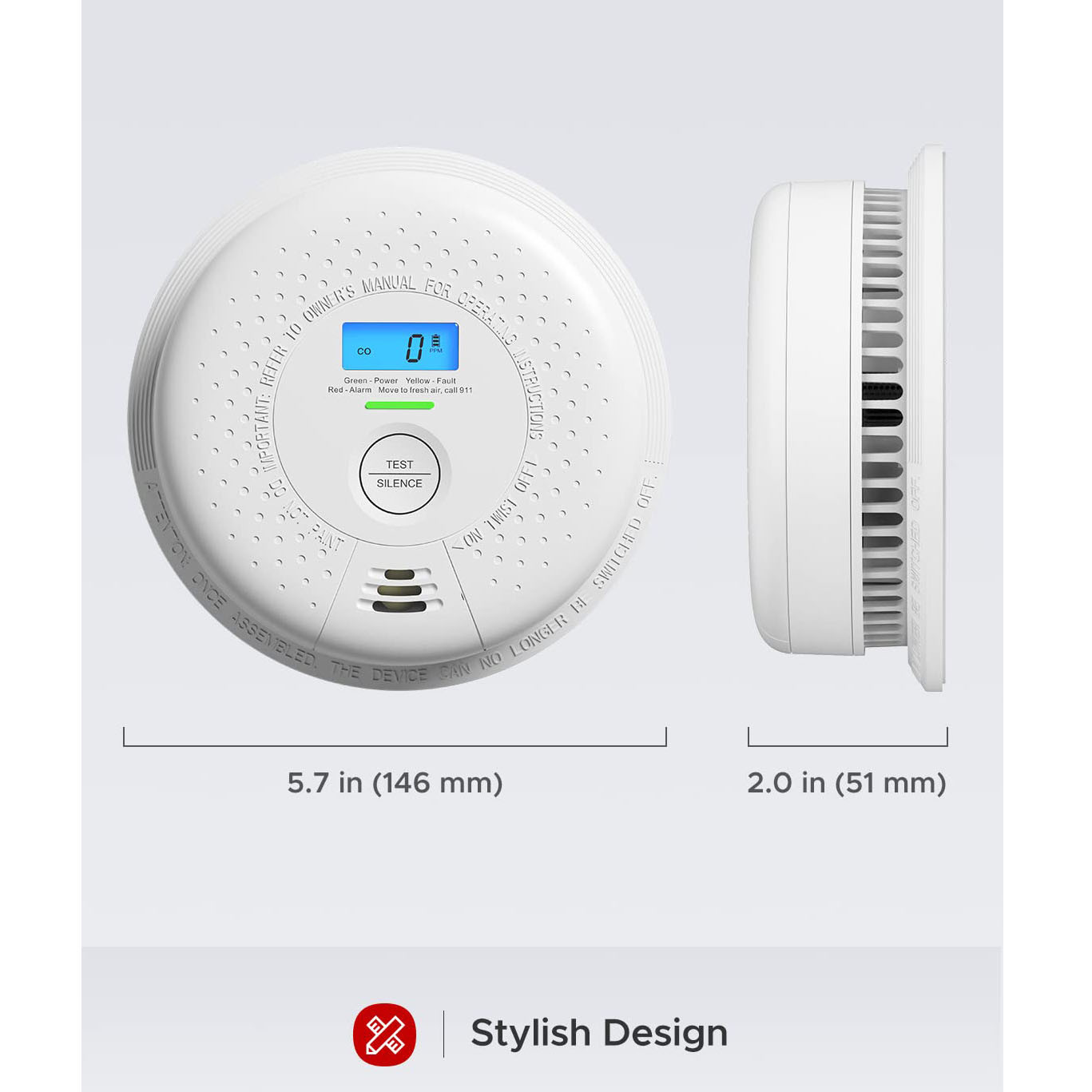 دستگاه هشدار دهنده نشت گاز مدل SC01