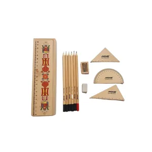 ست لوازم التحریر ماین مدل timber set مجوعه 12 عددی