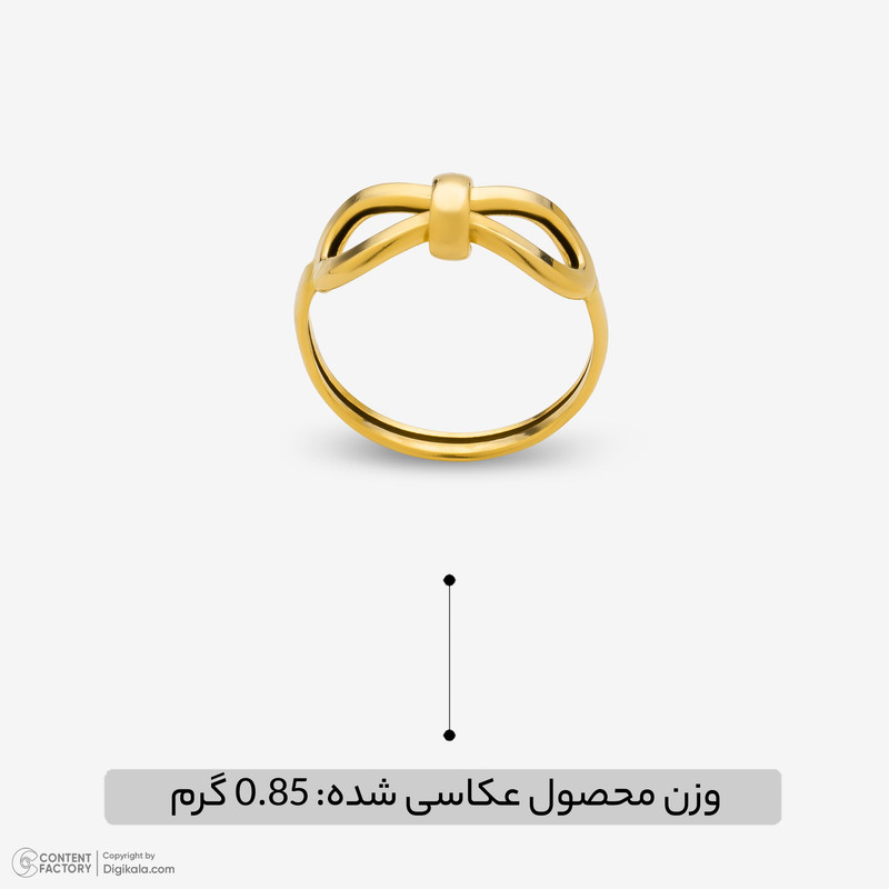 انگشتر طلا 18 عیار زنانه مایا ماهک مدل MR1566  - 5