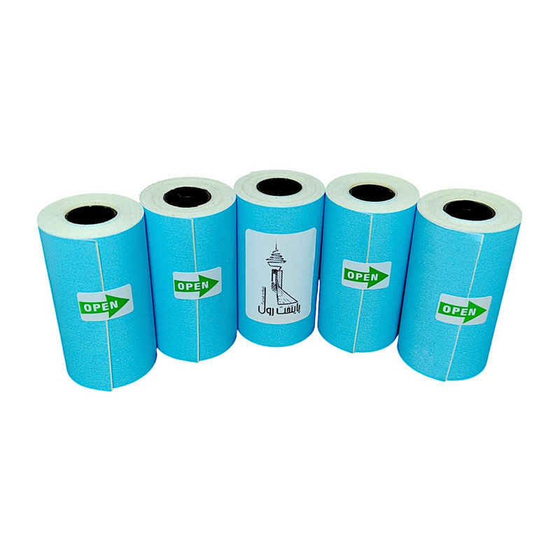 لیبل حرارتی آبی پایتخت رول مدل LA3B بسته 5 عددی