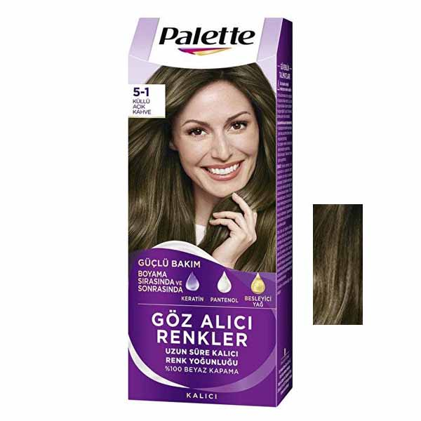 کیت رنگ مو پلت مدل goz alici شماره 1-5 حجم 50 میلی لیتر رنگ قهوه ای روشن