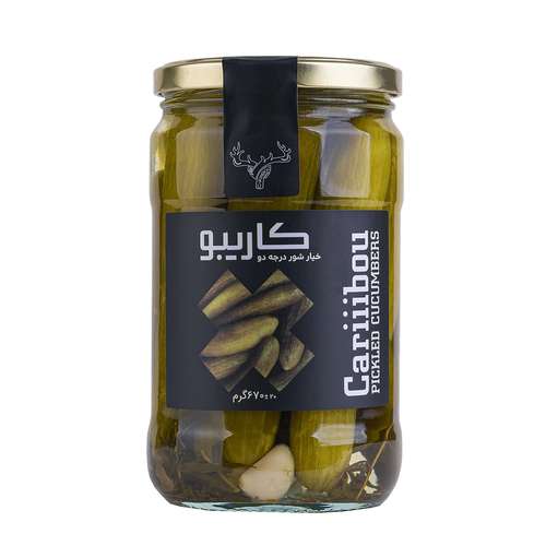 خیارشور درجه دو کاریبو - 670 گرم