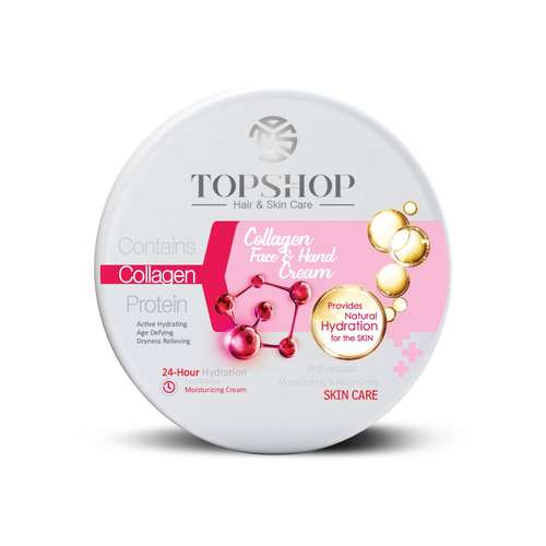 کرم مرطوب کننده تاپ شاپ مدل کلاژن حجم 200 میلی لیتر 