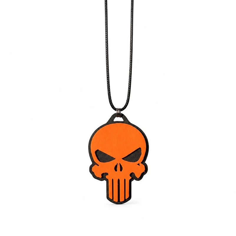 آویز تزئینی خودرو مدل punisher 