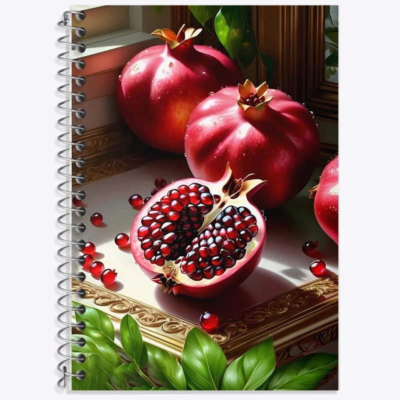 دفتر نت موسیقی 50 برگ خندالو طرح انار شب یلدا کد F6753