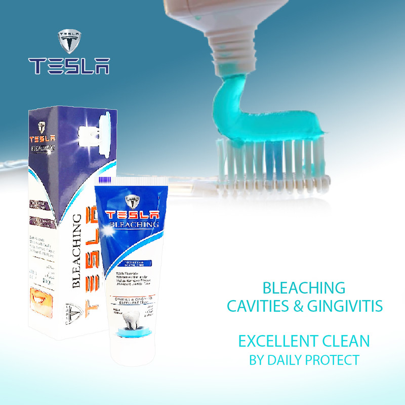خمیر دندان تسلا مدل Bleaching وزن 100 گرم مجموعه 2 عددی خمیر دندان تسلا مدل Bleaching وزن 100 گرم مجموعه 2 عددی