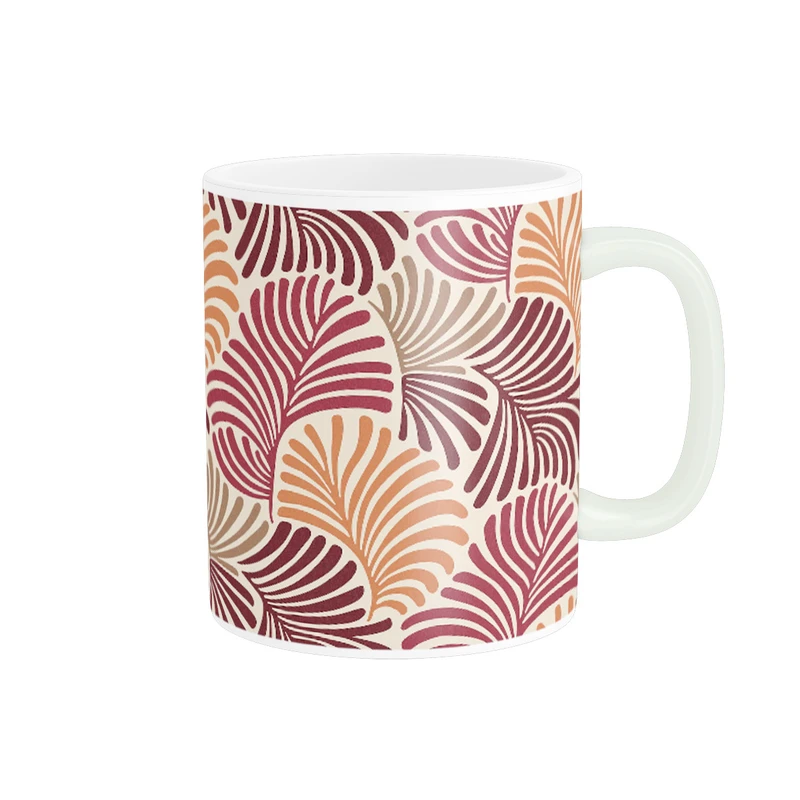 ماگ پاد آفرین مدل برگ تمشک کد 137