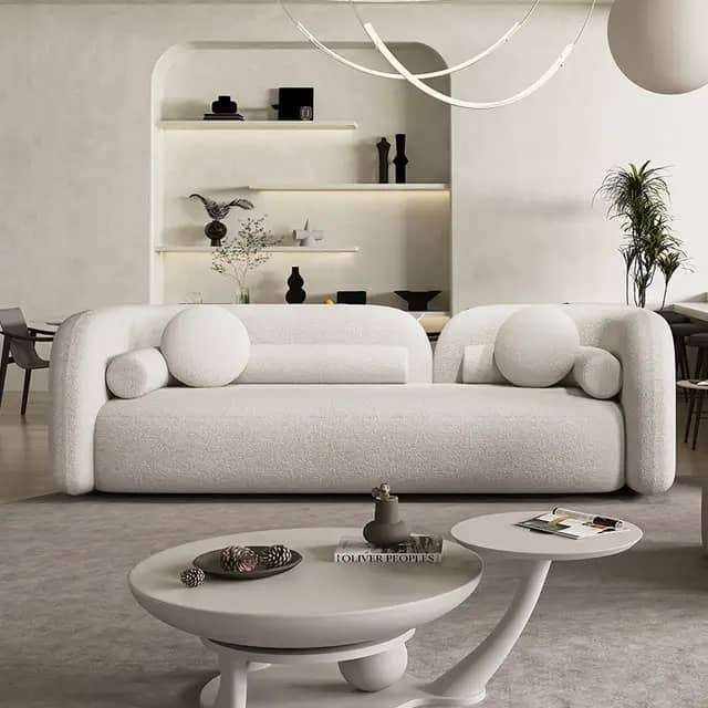 مبل راحتی سه نفره شاهان دکور مدل مینیمال