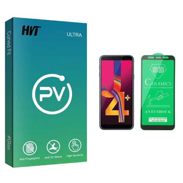 محافظ صفحه نمایش سرامیکی اچ وی تی مدل PV glass مناسب برای گوشی موبایل سامسونگ Galaxy J4 Plus