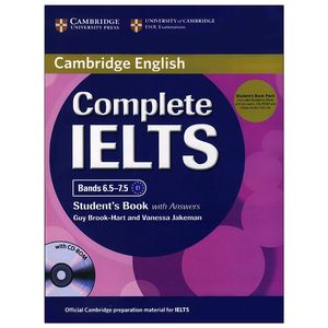 کتاب (Cambridge English Complete IELTS C1(6.5 - 7.5 اثر Guy Brook-Hart and Vanessa Jakeman انتشارات کمبریج 