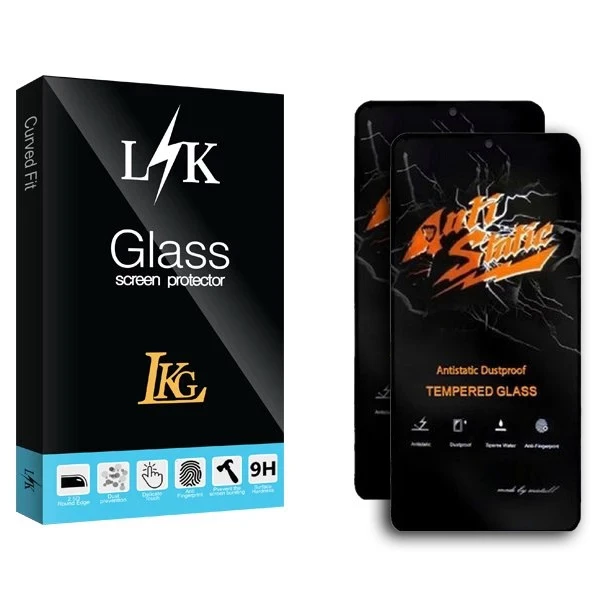 محافظ صفحه نمایش آنتیاستاتیک ال کا جی مدل Anti-static LKK مناسب برای گوشی موبایل شیائومی Redmi Note 10T Lite 5G / Note 10T Pro 5G - بسته دوعددی