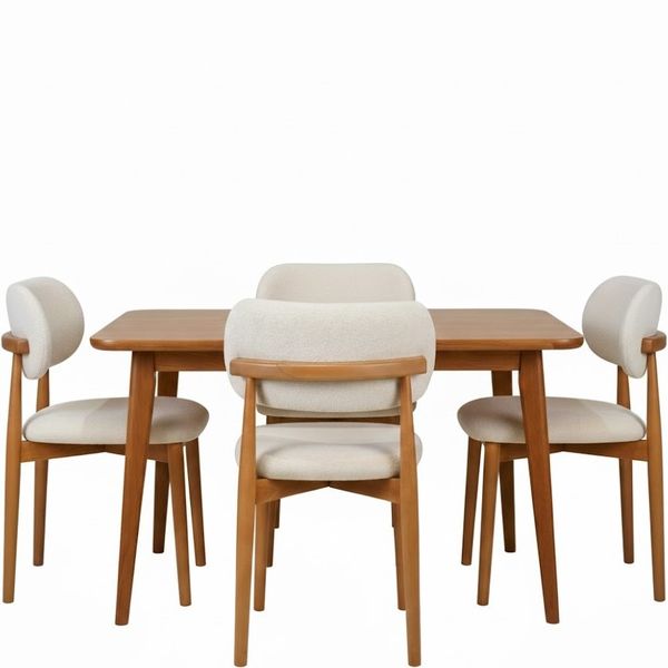 تجریه خرید میز و صندلی ناهارخوری چهار نفره مدل دنیز