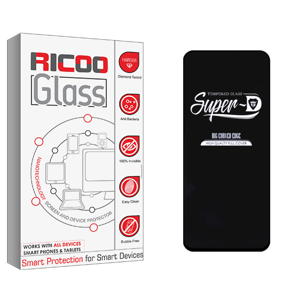 محافظ صفحه نمایش ریکو مدل Ricoo Glass Super-D مناسب برای گوشی موبایل اپل iPhone 13 pro max