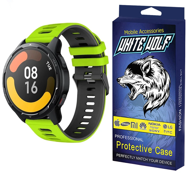 بند وایت ولف مدل WB-SIL 2C مناسب برای ساعت هوشمند شیائومی S1 Active