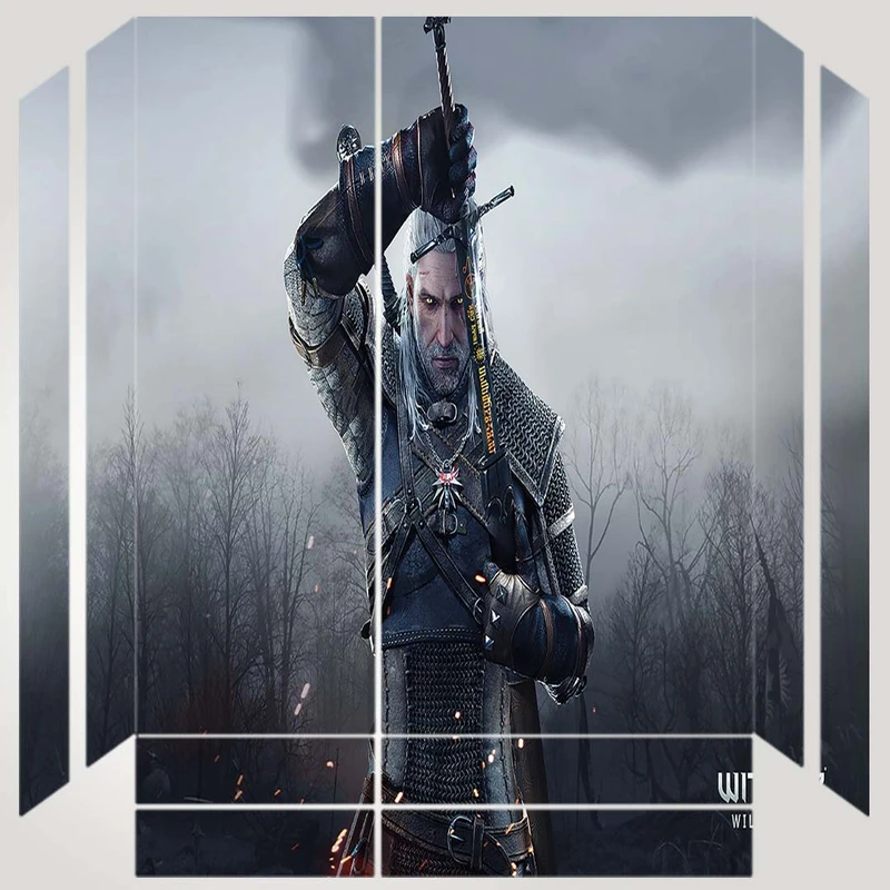 برچسب پلی استیشن ۴ مدل ps4 fat طرح witcher کد PS-1047