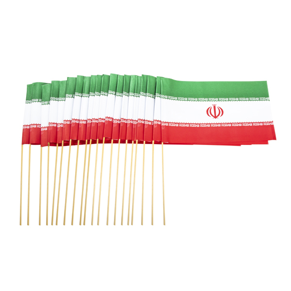 پرچم طرح پرچم ایران بسته 20 عددی