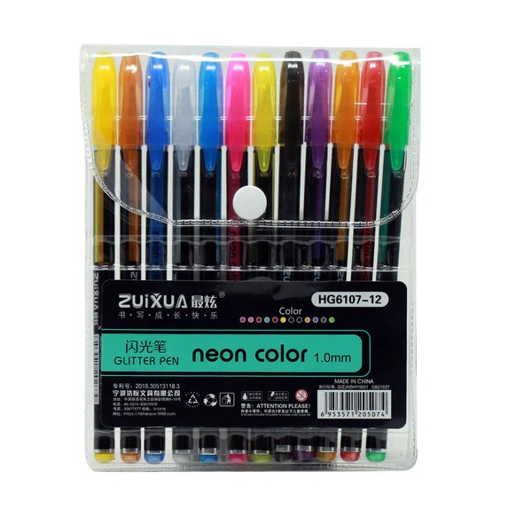 خودکار ژویخوآ مدل neon color بسته 12 عددی