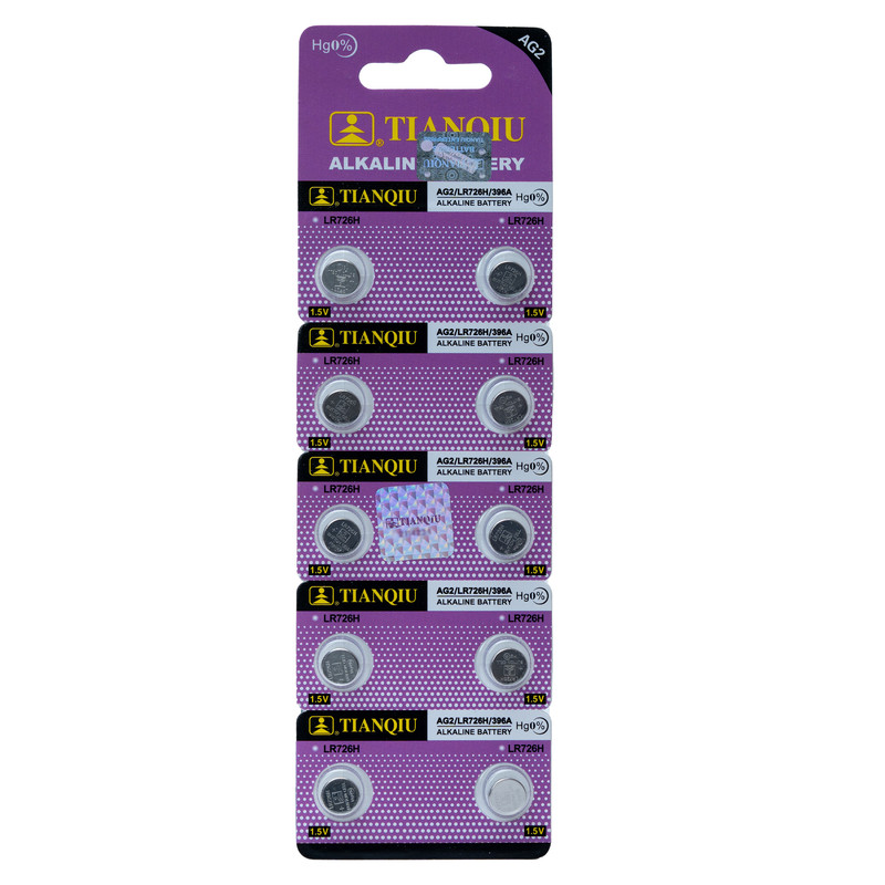 باتری ساعت تیانکیو مدل AG2 – LR 726 H Original بسته 10 عددی