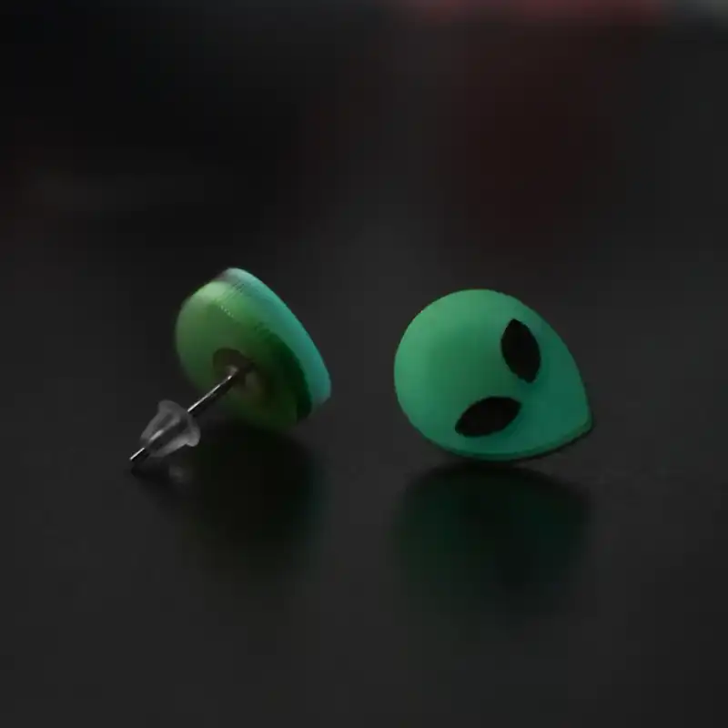 گوشواره زنانه مدل رزین شبتاب  PRE_100