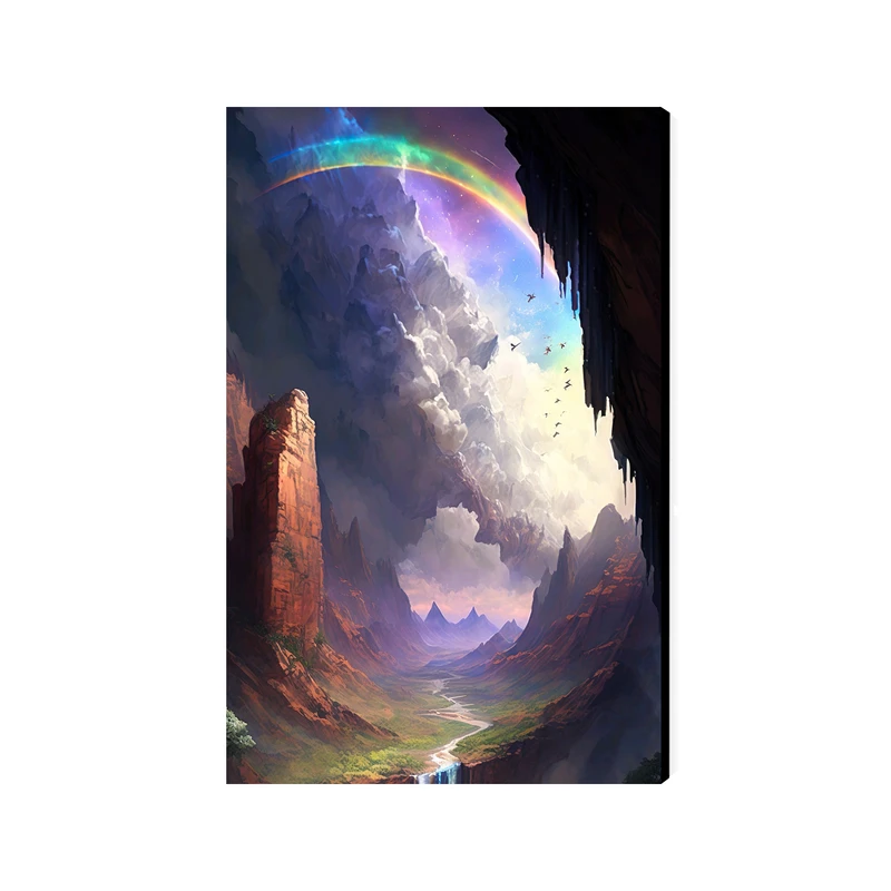 تابلو شاسی عرش مدل فانتزی منظره طبیعت کد As4215