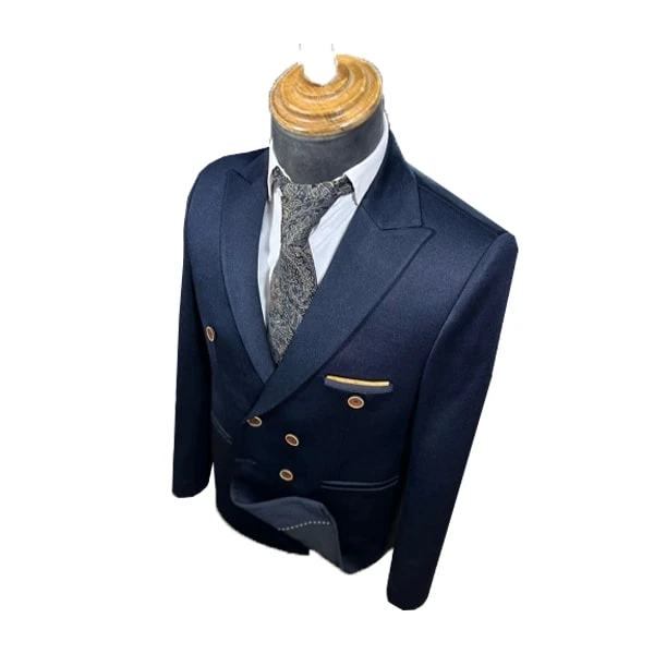 عکس شماره 4 : کت و شلوار مردانه مدل دبل برست شش دکمه