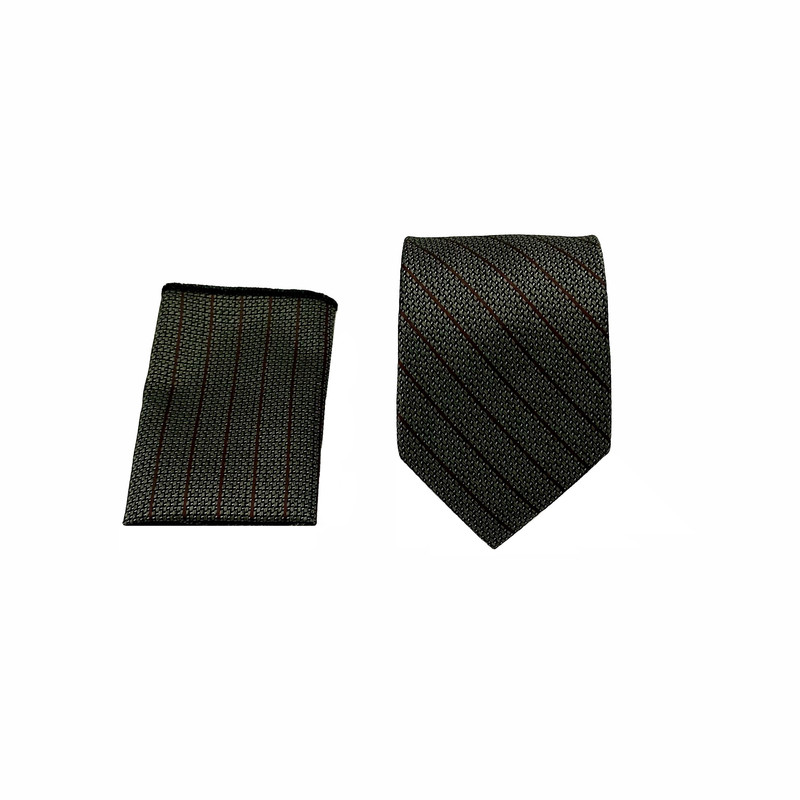 ست کراوات و دستمال جیب مردانه آریوان مدل K3303