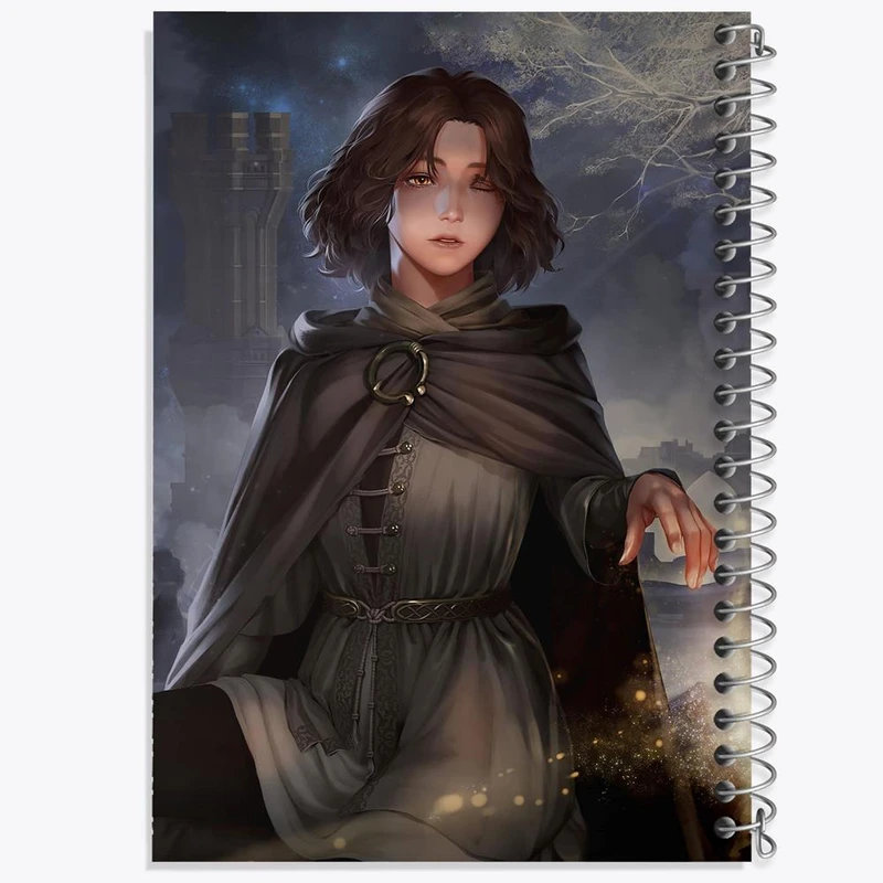 دفتر شطرنجی 50 برگ خندالو طرح بازی الدن رینگ Elden Ring کد 26131