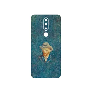 MAHOOT Self portrait with a gray felt hat Cover Sticker for Nokia 5.1 Plus